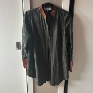 Tuckernuck tunic with contrasting lapels